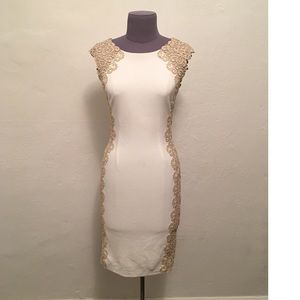 White and Gold Dress